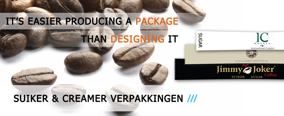 Suiker en Creamer verpakkingen